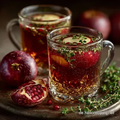 Natürlicher Hustensaft SchlehenThymian Sirup selber machen Rezeptkarte