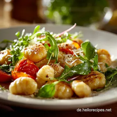 Schneller Gnocchi Salat: Knusprige Gnocchi, frisches Feierabend-Rezept Rezeptkarte
