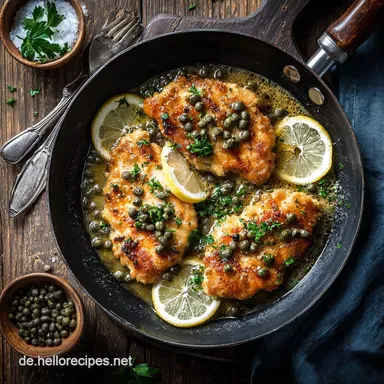 Chicken Piccata Rezept: Klassisch, saftig und fertig in 35 Minuten Rezeptkarte