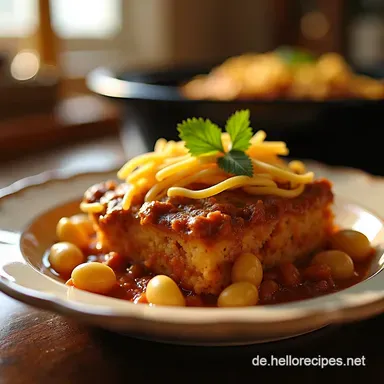 Slow Cooker Cowboy Casserole Mein herzhaftes Familienrezept Rezeptkarte