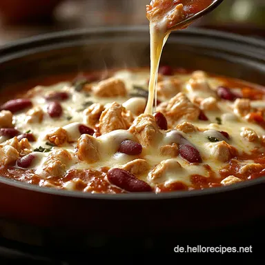 Cremiger Slow Cooker Hähnchen Chili Einfach Lecker Rezeptkarte