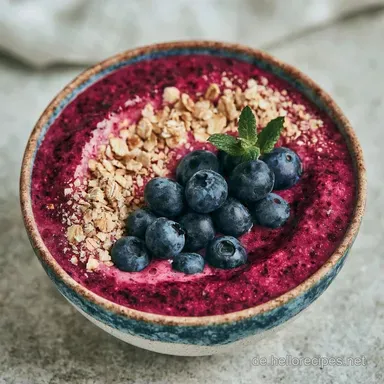 Smoothie Bowl Selber Machen in 10 Min Rezeptkarte