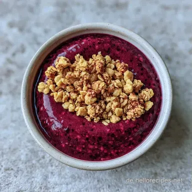 Smoothiebowl Selber Machen in 5 Minuten Rezeptkarte
