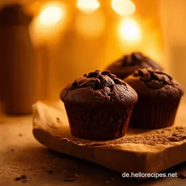 SchokoKirsch Muffins Rezept SchwarzwaldGenuss f&uuml;r jeden Tag Rezeptkarte