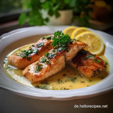 Sosse zu Gebratenem Lachs in 15 Minuten mit Riesling Rezeptkarte