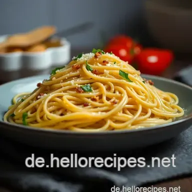 Spaghetti Aglio e Olio: Schnell, Lecker & Einfach! Rezeptkarte