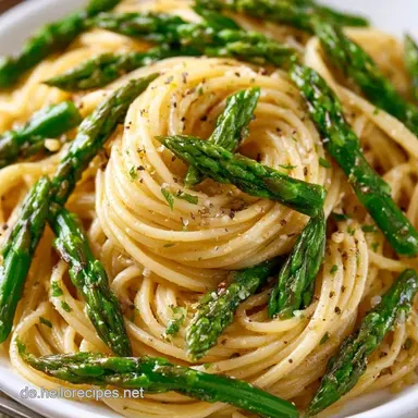 Spaghetti Mit Gr&uuml;nem Spargel in 25 Min Rezeptkarte