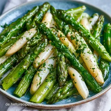 Spargelsalat mit Kr&auml;utern f&uuml;r 4 Personen Rezeptkarte