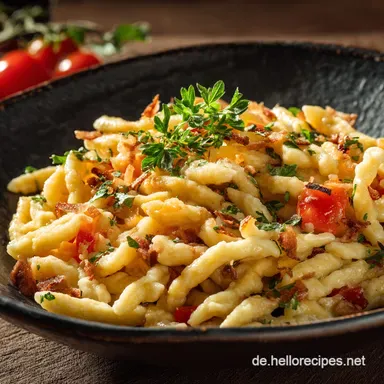Sp&auml;tzle: Das einfache Rezept f&uuml;r perfekte, hausgemachte Sp&auml;tzle. Rezeptkarte