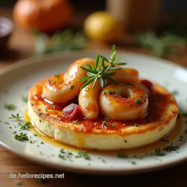 Herzhafte Bacon Onion Cheese Rolls with MohnHonigGuss Mein bestes Rezept Rezeptkarte