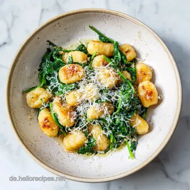 Spinat Rezepte: Knusprige Gnocchi-Pfanne Rezeptkarte