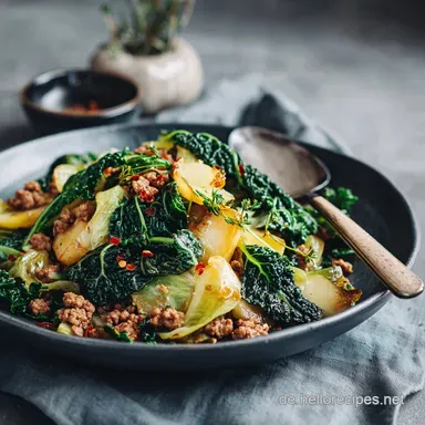 Spitzkohl Hackfleisch Pfanne Rezept: In 35 Min. fertig Rezeptkarte
