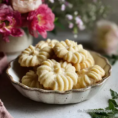 Spritzgeb&auml;ck Rezept Fleischwolf f&uuml;r 25 Portionen Rezeptkarte