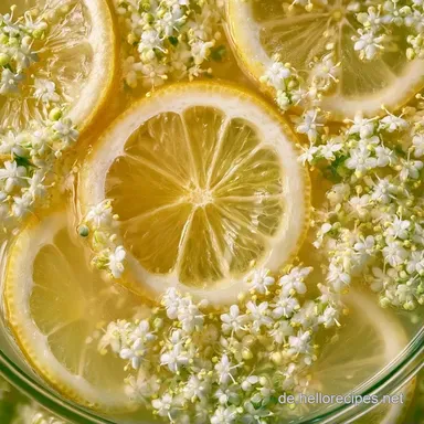 S&uuml;dtiroler Hollersaft Rezept mit Zitrone Rezeptkarte