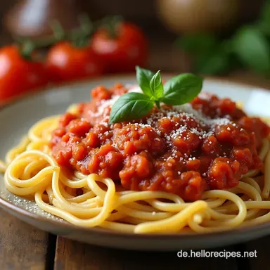 Die Einfache Italienische TomatenPasta mit Sonnentomaten Rezept Rezeptkarte