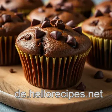 Saftige Schokoladenmuffins aus Silikonformen – Einfach und Lecker! Rezeptkarte