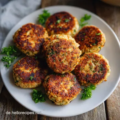 Thunfisch-Frikadellen mit Magerquark (20 Min) Rezeptkarte