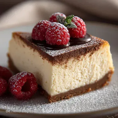 SchokoladenCheesecake: Das ultimative cremige New York Style Rezept Rezeptkarte