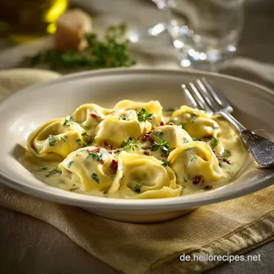Tortellini alla Panna Das cremige Original in nur 25 Minuten Rezeptkarte