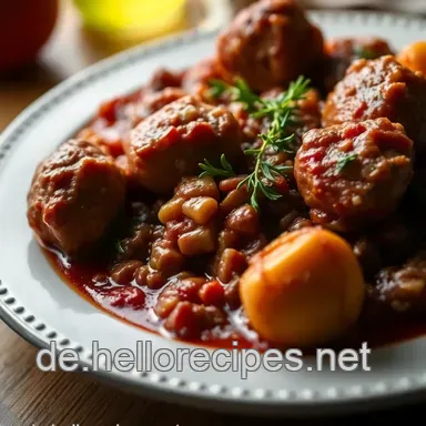 Hackbällchen Toscana: Einfach & himmlisch lecker! Rezeptkarte