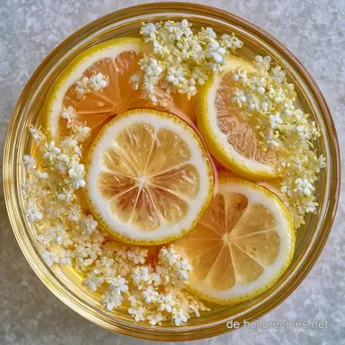 Holundersirup mit Zitronens&auml;ure Rezeptkarte