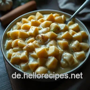 Traditioneller Kartoffelstampf – Ein deutscher Klassiker für jeden Tag Rezeptkarte