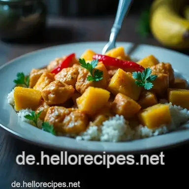 Tropisches Ananas Hähnchen Curry – Ein kulinarisches Erlebnis Rezeptkarte