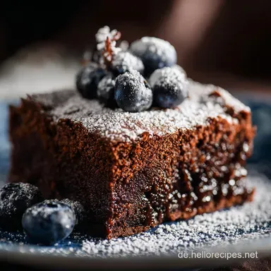 Der ultimative Fudgy Brownie Saftiges Schoko Rezept mit KrustenGarantie Rezeptkarte