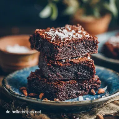 Vegane Brownies aus der Mikrowelle: Fudgy, schnell und fertig in 15 Minuten Rezeptkarte