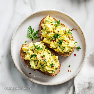 Veganer Eiersalat in 10 Minuten: Cremig mit Kala Namak Rezeptkarte