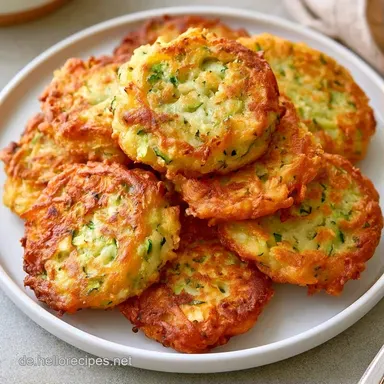 Vegane Zucchini-Kartoffelpuffer in 30 Min Rezeptkarte