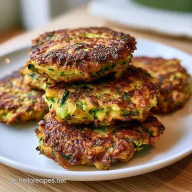 Zucchini-Puffer in 30 Minuten Rezeptkarte