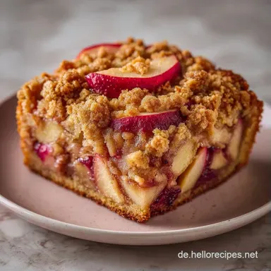 Veganer Apfelkuchen Mit Zimtstreuseln Rezeptkarte
