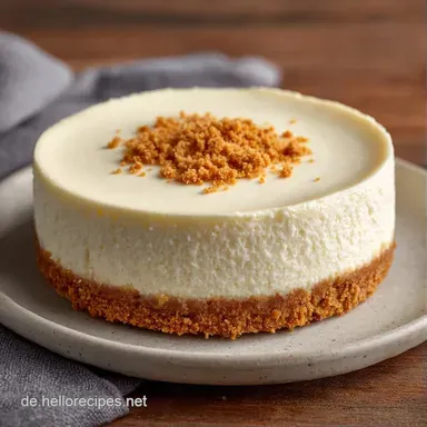 Veganer K&auml;sekuchen mit Seidentofu Rezeptkarte