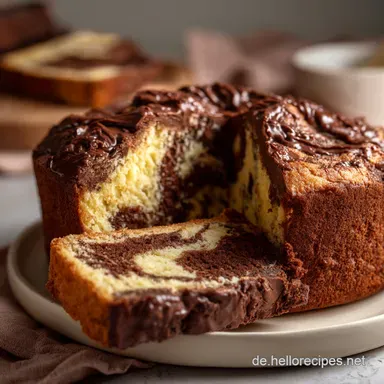 Marmorkuchen Vegan Marmorkuchen Ohne Ei Und Butter: Saftig Einfach Rezeptkarte
