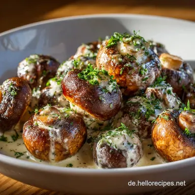 Champignons wie vom Weihnachtsmarkt mit Knoblauchs: Einfach Lecker Rezeptkarte