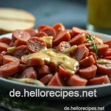 Würziges Essig-Öl-Dressing für deinen Wurstsalat – Ein deutscher Klassiker Rezeptkarte