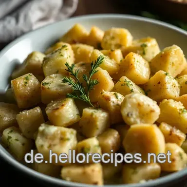 Zarte Lammkoteletts mit Kräuterkruste und Knoblauch-Kartoffeln Rezeptkarte