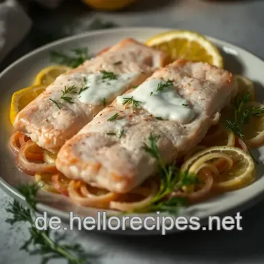 Zarter Lachs mit frischer Zitronen-Dill-Soße – Einfach und Lecker! Rezeptkarte