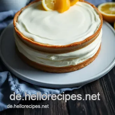 Saftige Zitronen-Joghurt-Torte: Sommerliches Highlight mit Schmand! Rezeptkarte