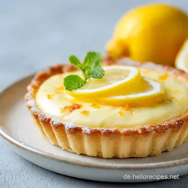 Zitronen Mascarpone Torte f&uuml;r 12 Portionen Rezeptkarte