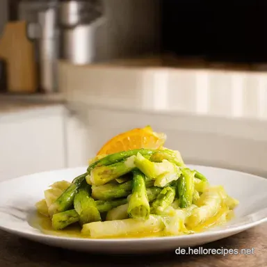 Blitzrezept ZitronenKnoblauchGarnelen mit Spargel in 20 Min Rezeptkarte