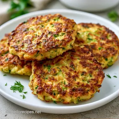 Zucchinipuffer mit Haferflocken: Knusprig Rezeptkarte