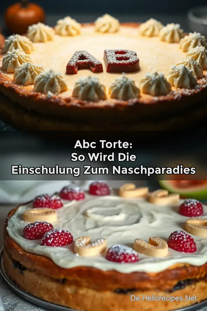 ABC Torte: So wird die Einschulung zum Naschparadies