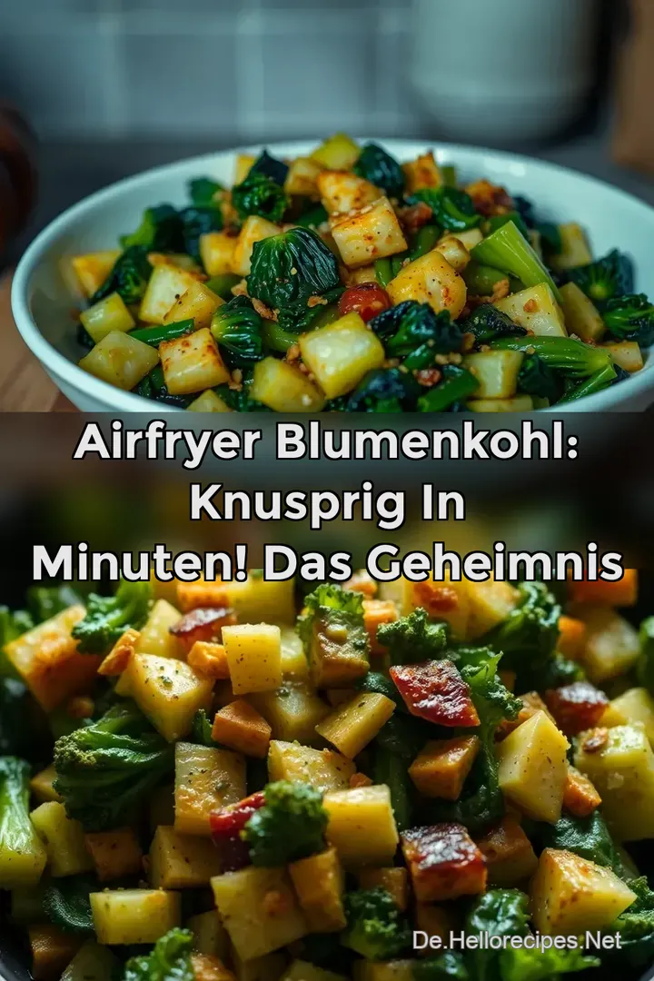 Airfryer Blumenkohl: Knusprig in Minuten! Das Geheimnis