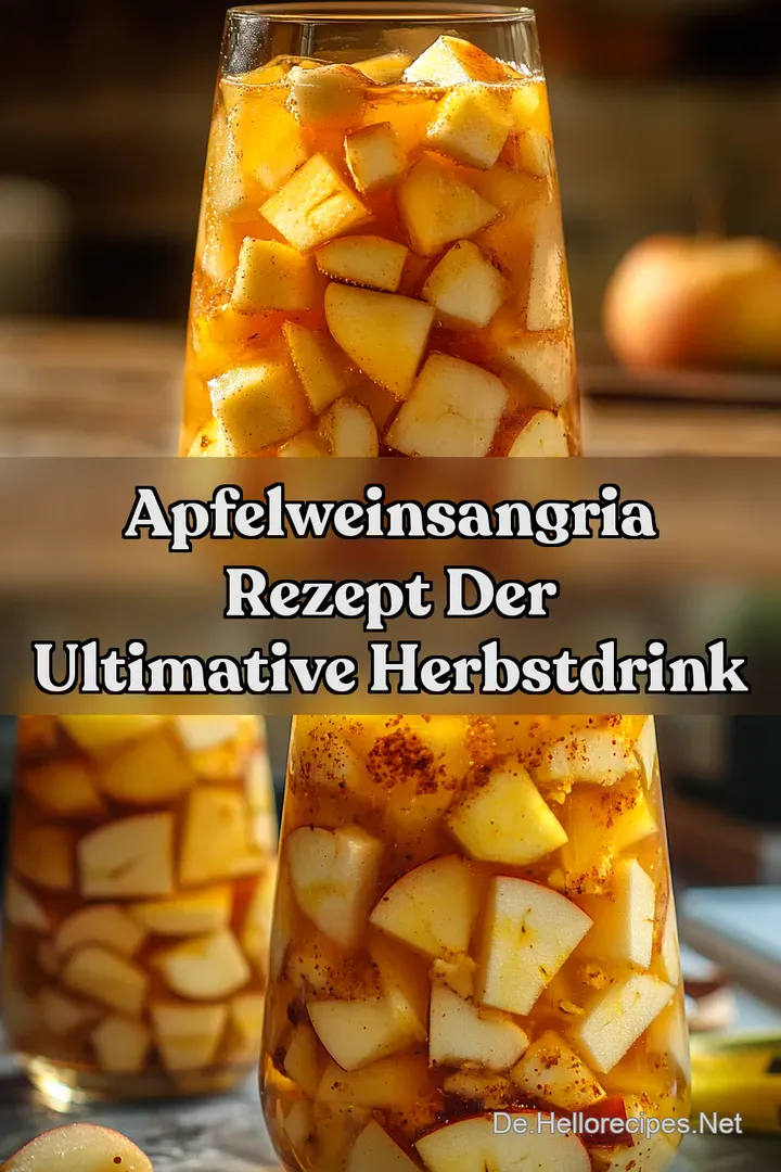 Apfelweinsangria Rezept Der ultimative HerbstDrink