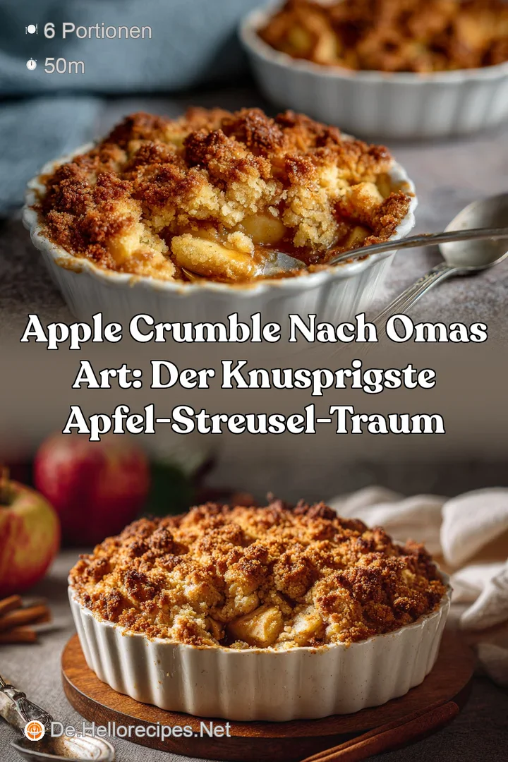Apple Crumble nach Omas Art: Der knusprigste Apfel-Streusel-Traum