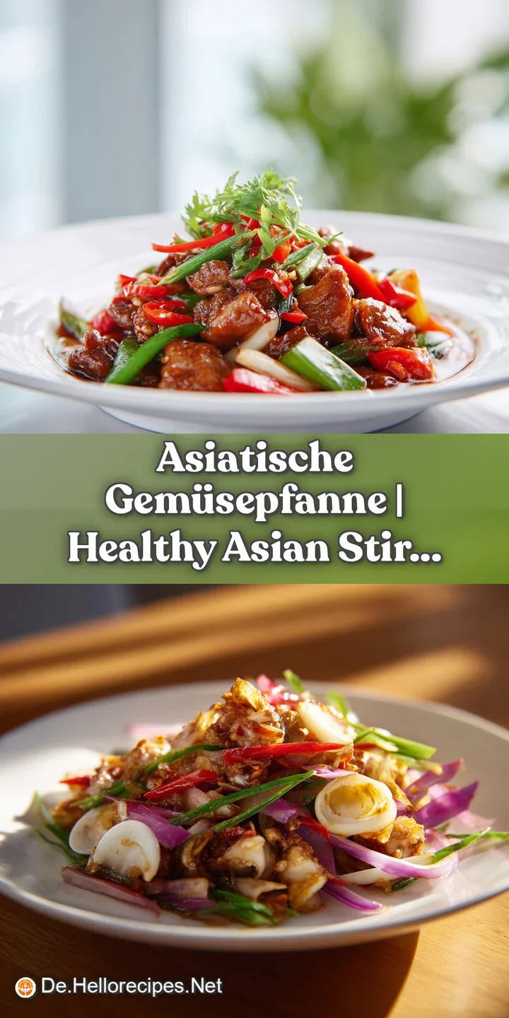 Close-up of tender-crisp broccoli florets and bright bell peppers in a rich, dark sauce.