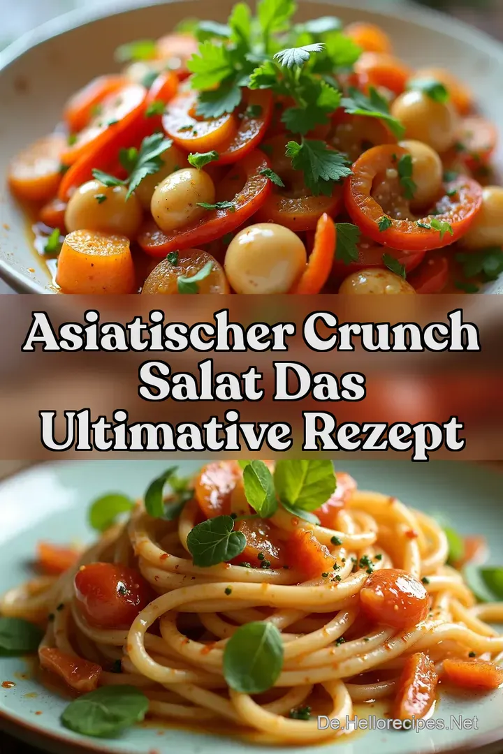 Asiatischer Crunch Salat Das Ultimative Rezept