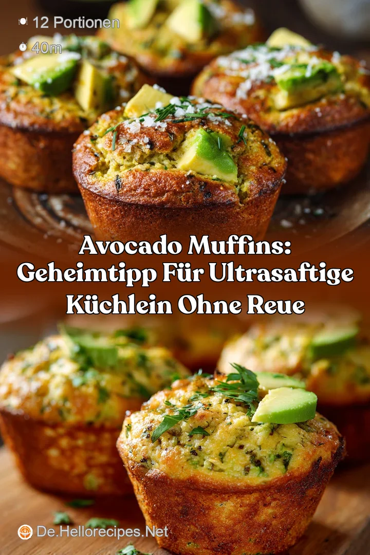 Avocado Muffins: Geheimtipp f&uuml;r ultrasaftige K&uuml;chlein ohne Reue